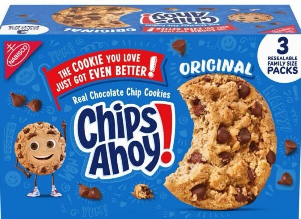 Chips Ahoy! Original Chocolate Chip Cookies, 18.2 Oz (Pack of 3)