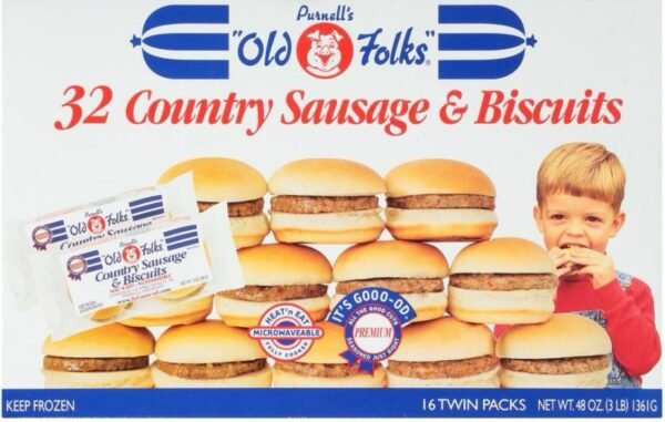 Purnell's Country Sausage & Biscuits 32 ct., 48 oz.