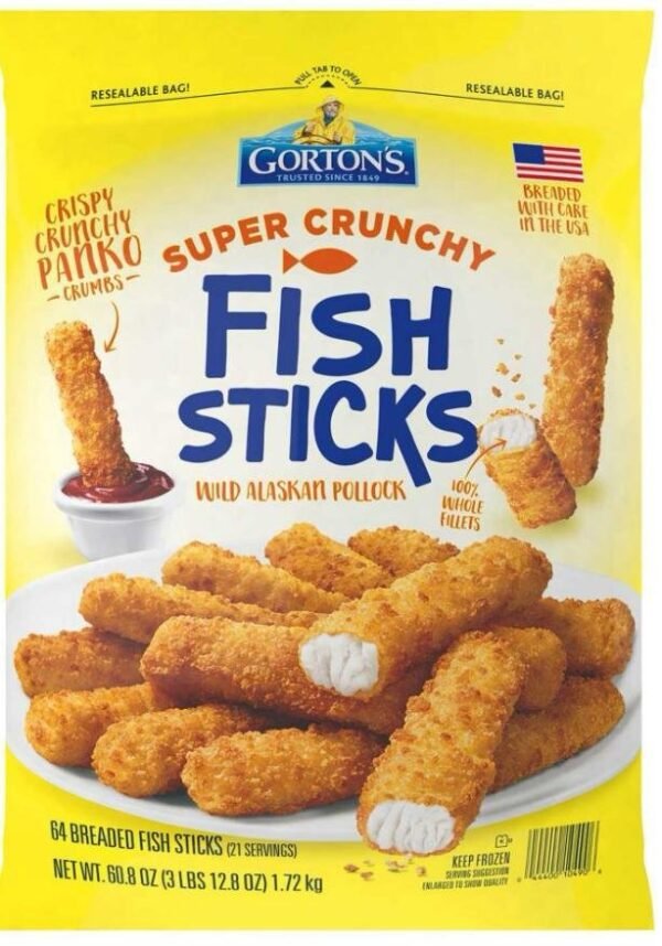 Crunchy Breaded Fish Sticks